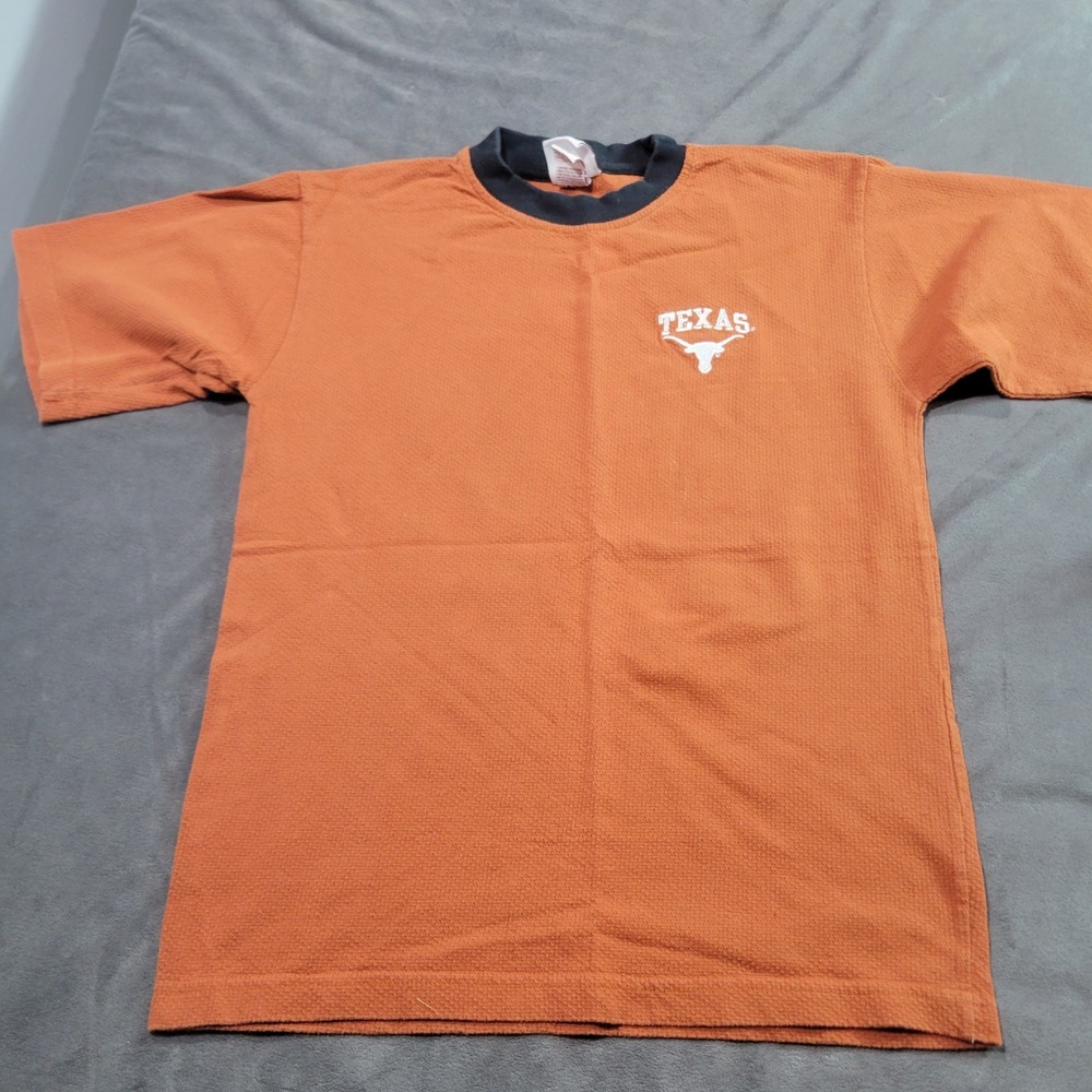 Red Oak‎ Texas Longhorns Burnt Orange Textured T-Shirt Kids Size 16/18 XL